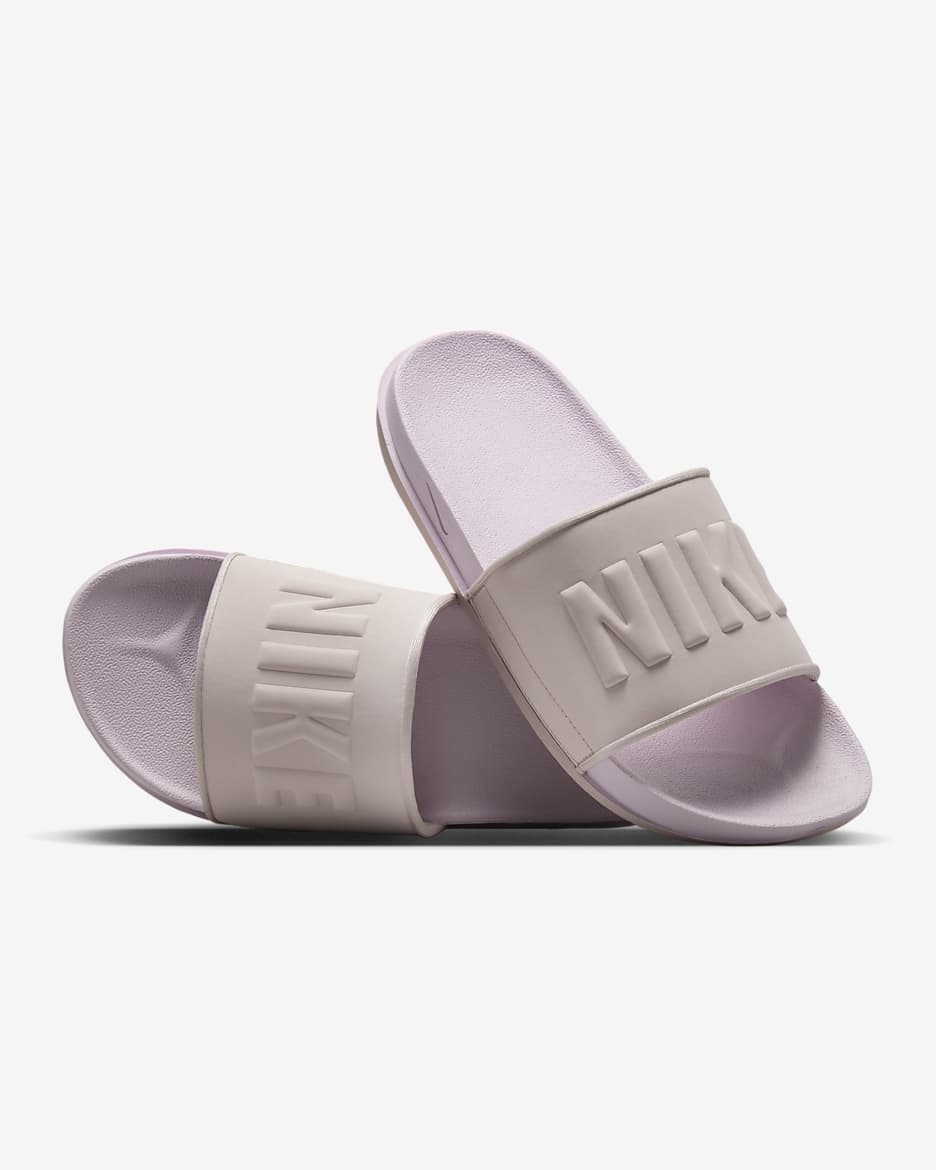 Nike slides rose hotsell